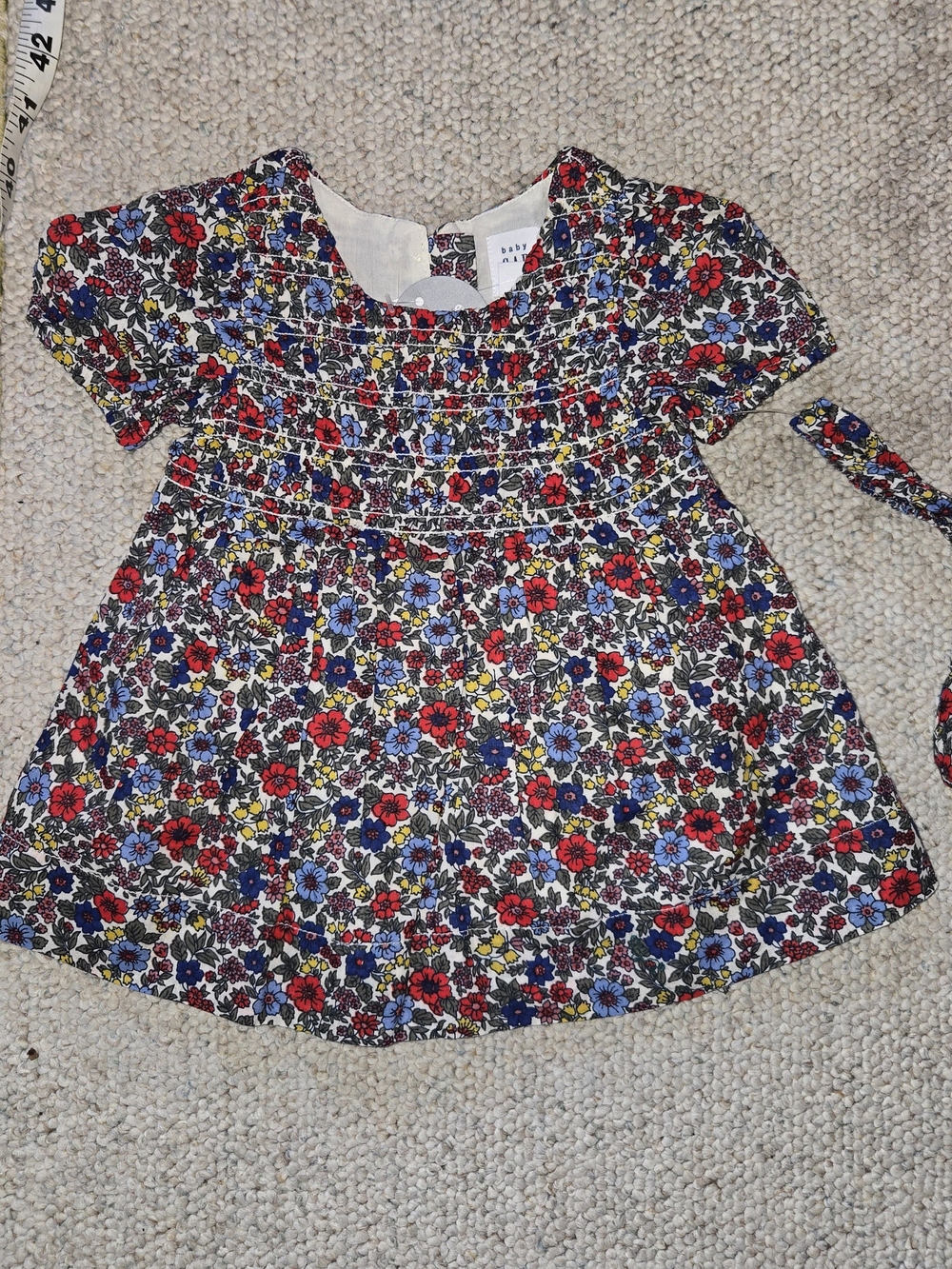 GAP Floral Dress in Red, Blue, Yellow, White